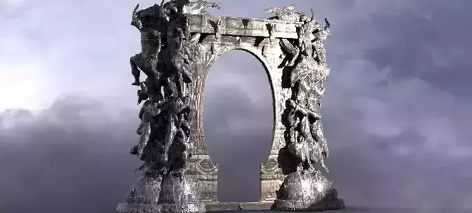 Dantes Inferno Archway 9 3D model