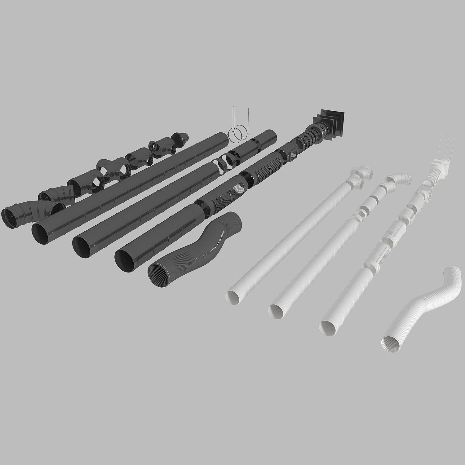 Ventilation systems 3D model_2