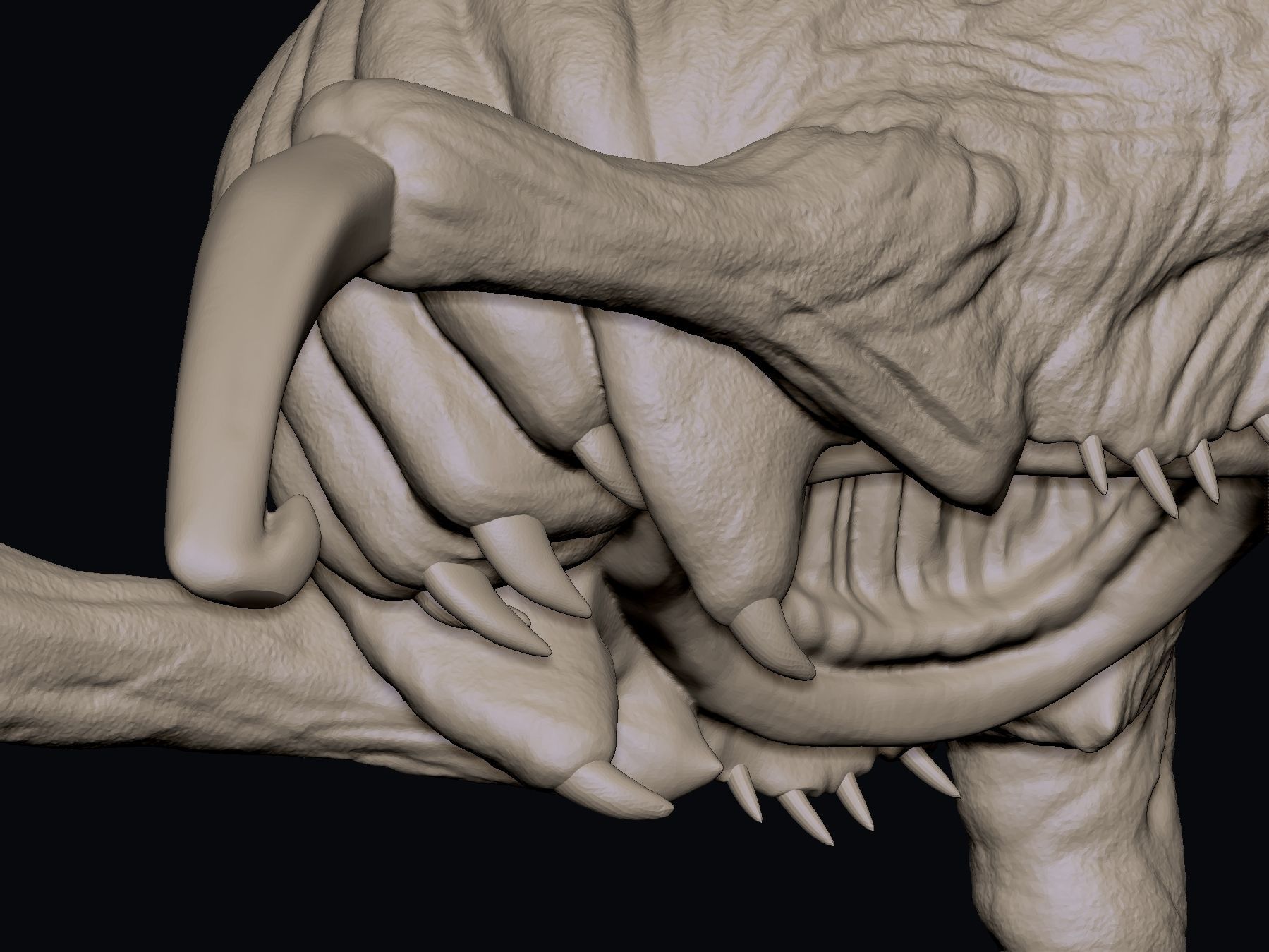 Headcrab classic version - Half-Life 2 - STL 3D print model_8