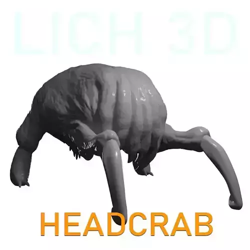 Headcrab classic version - Half-Life 2 - STL 3D print model