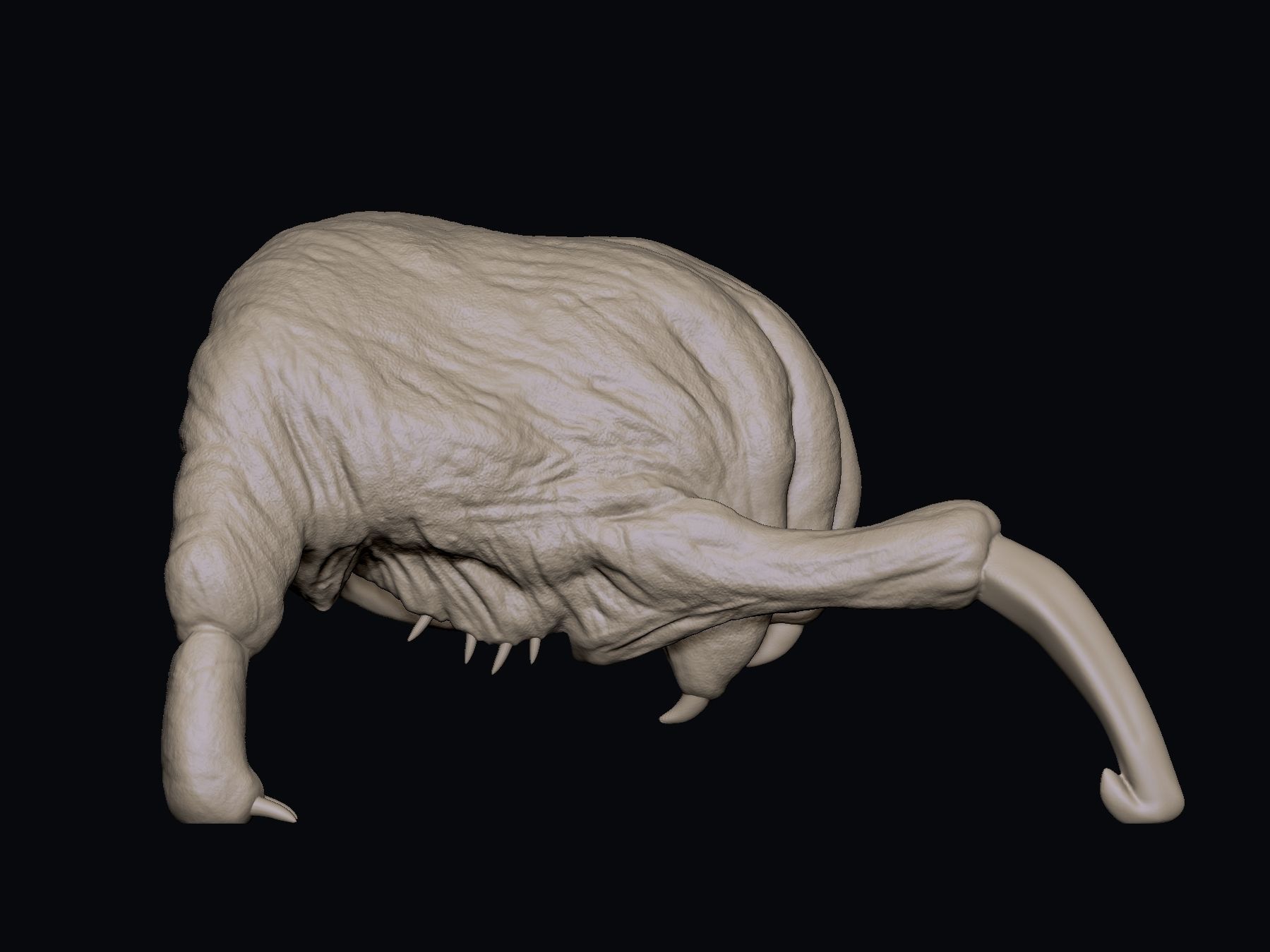 Headcrab classic version - Half-Life 2 - STL 3D print model_1