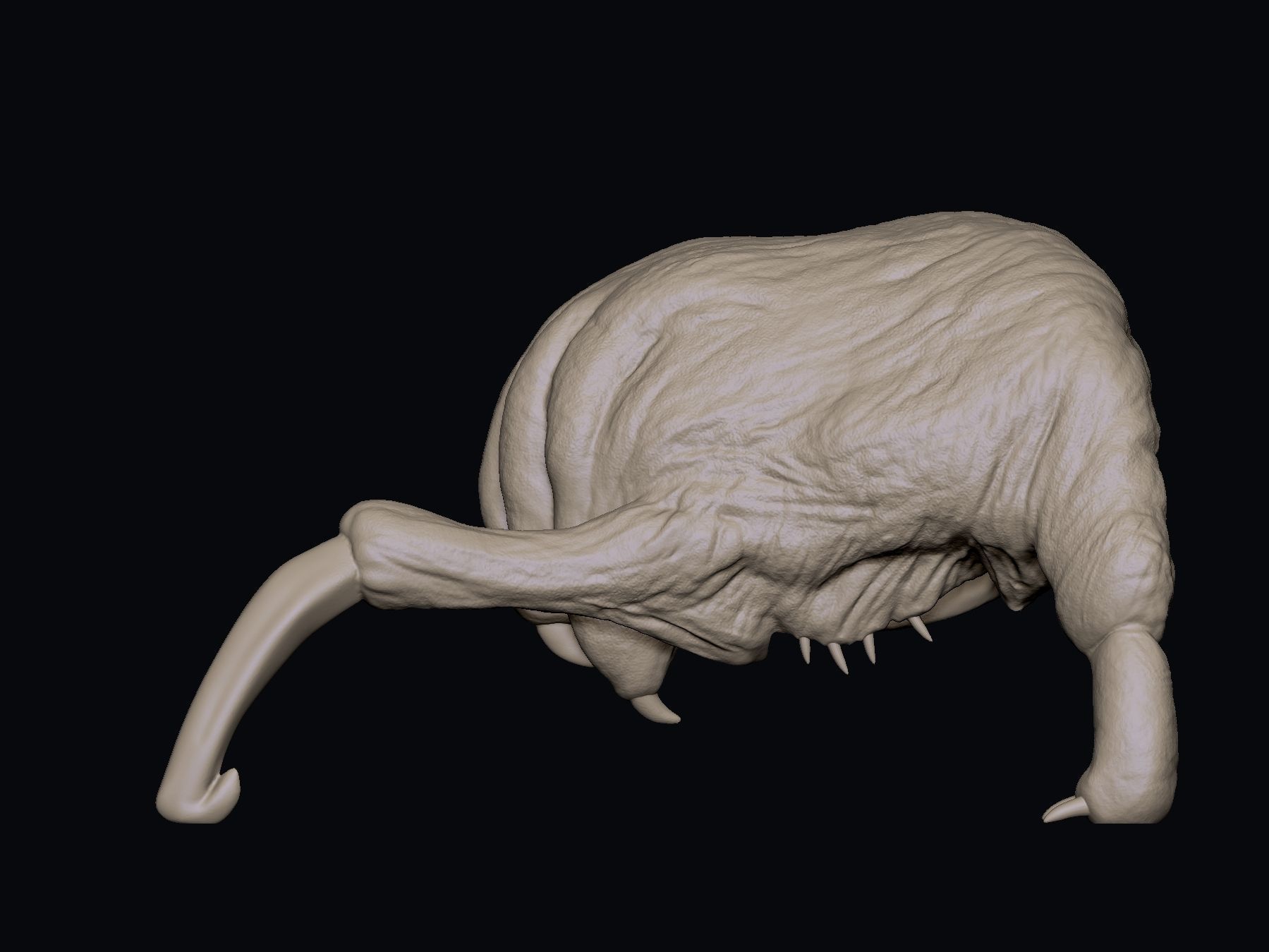 Headcrab classic version - Half-Life 2 - STL 3D print model_3