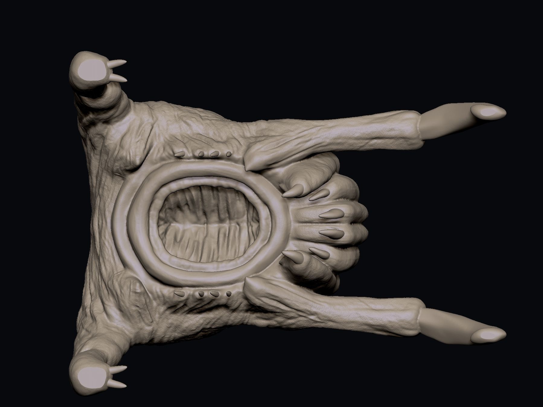 Headcrab classic version - Half-Life 2 - STL 3D print model_5
