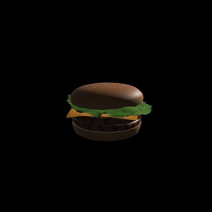 Double whopper cheese 3D model_6