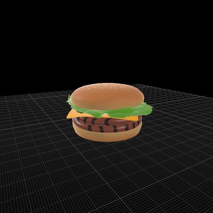 Double whopper cheese 3D model_12