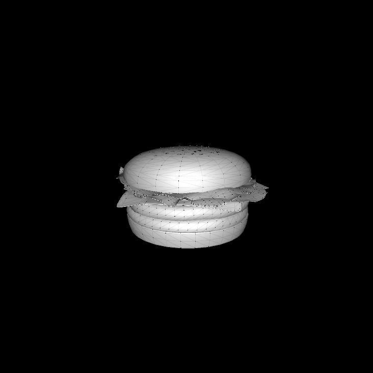 Double whopper cheese 3D model_10
