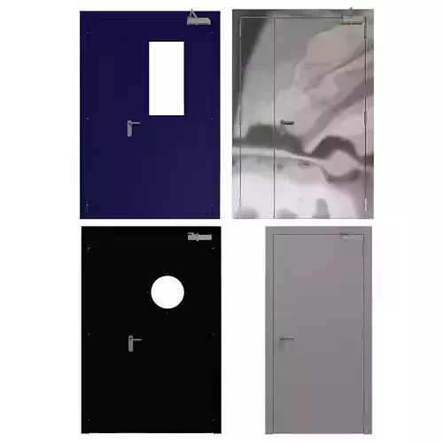 Fire doors 3D model