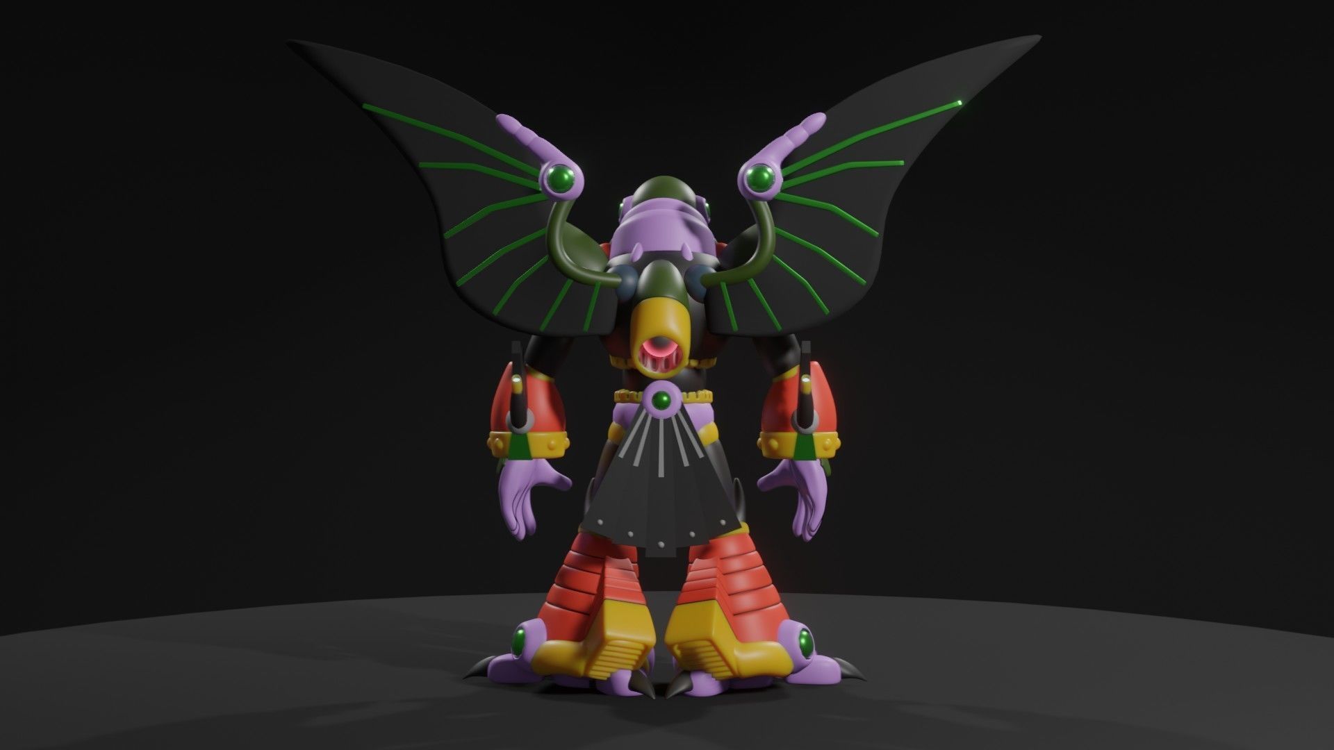 Wind Crowrang 3D model_8