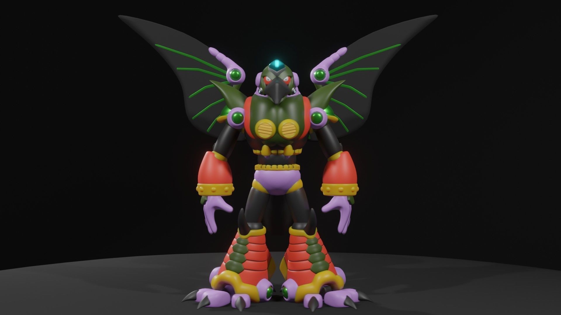 Wind Crowrang 3D model_2