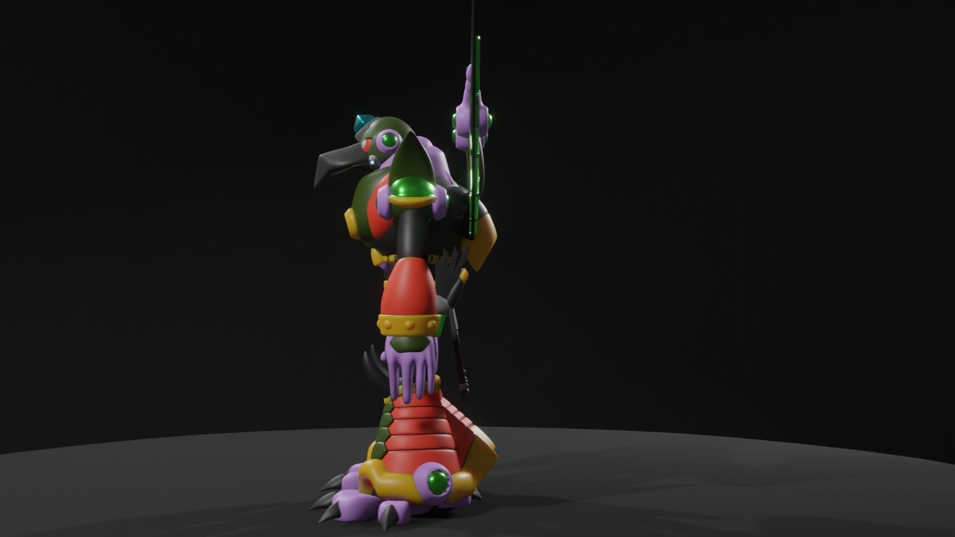 Wind Crowrang 3D model_7