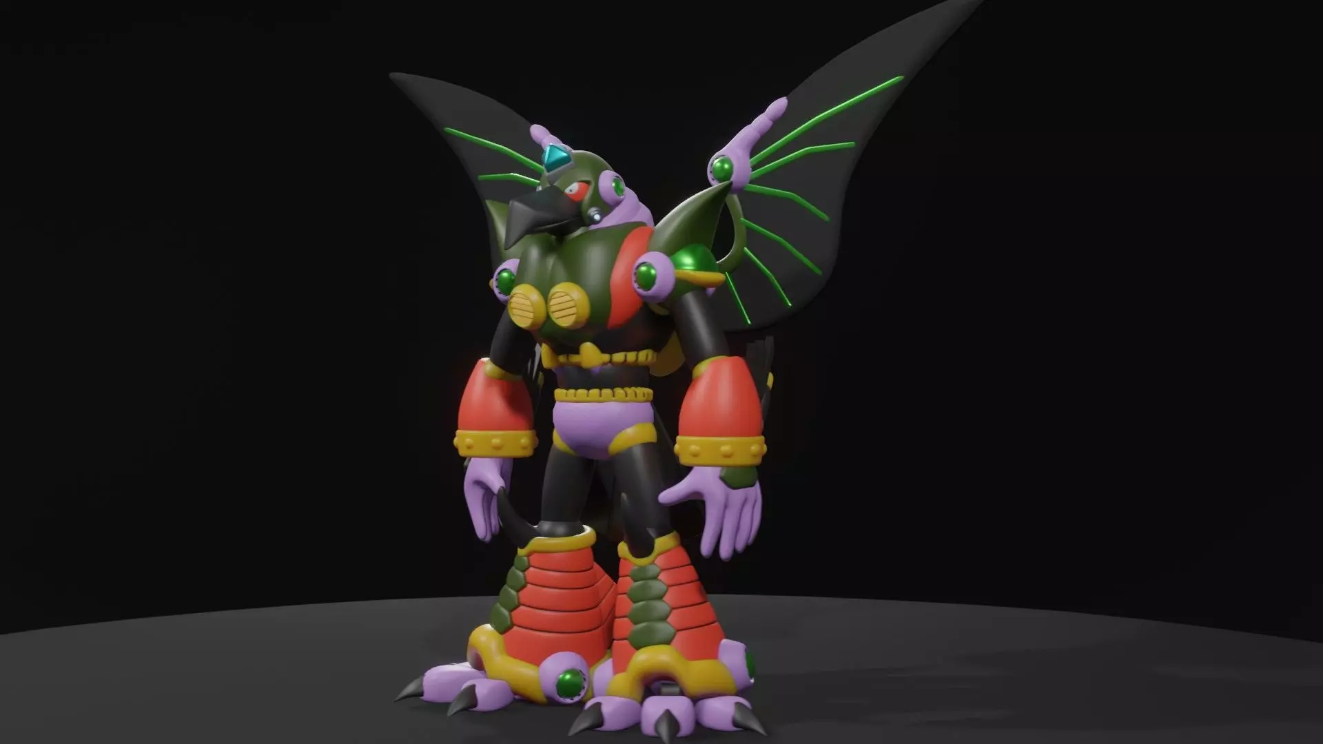 Wind Crowrang 3D model_0