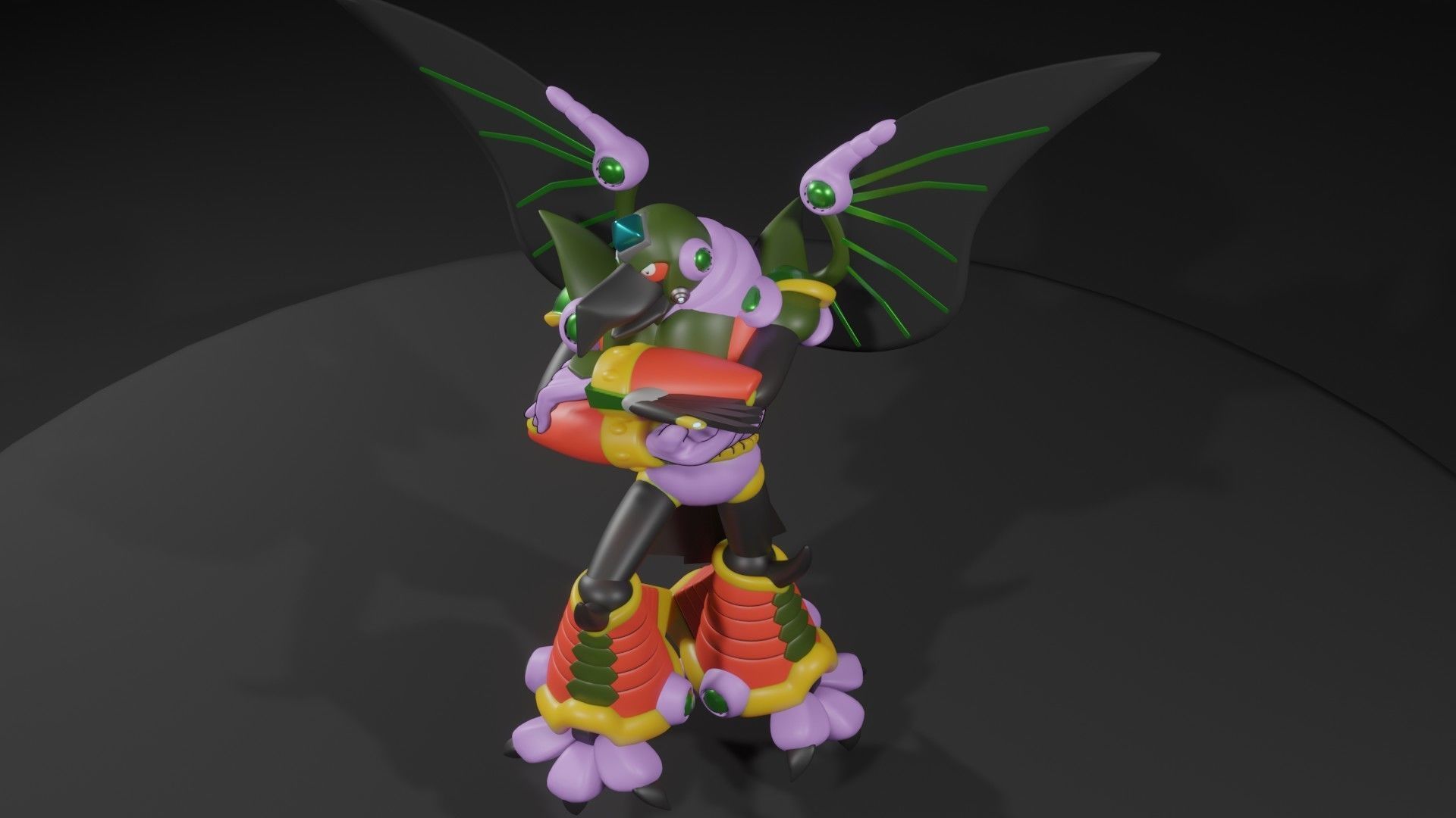 Wind Crowrang 3D model_5