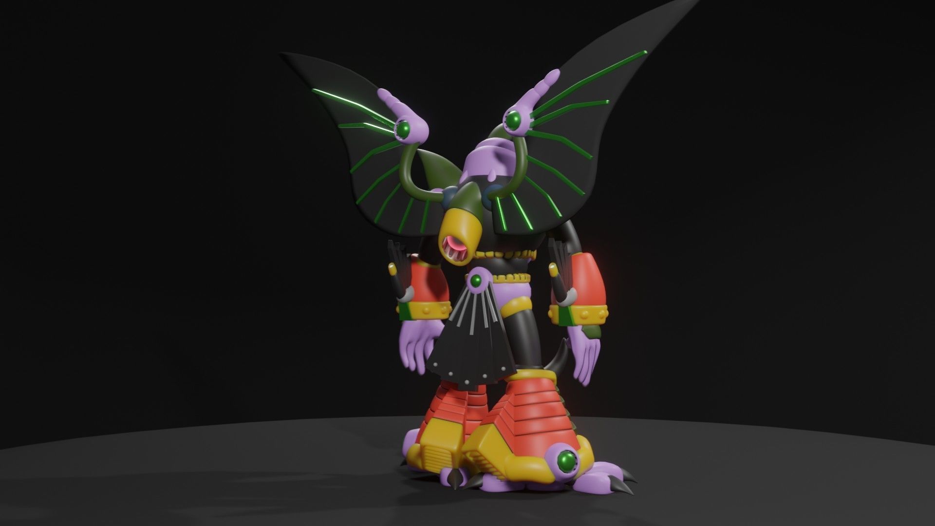 Wind Crowrang 3D model_9