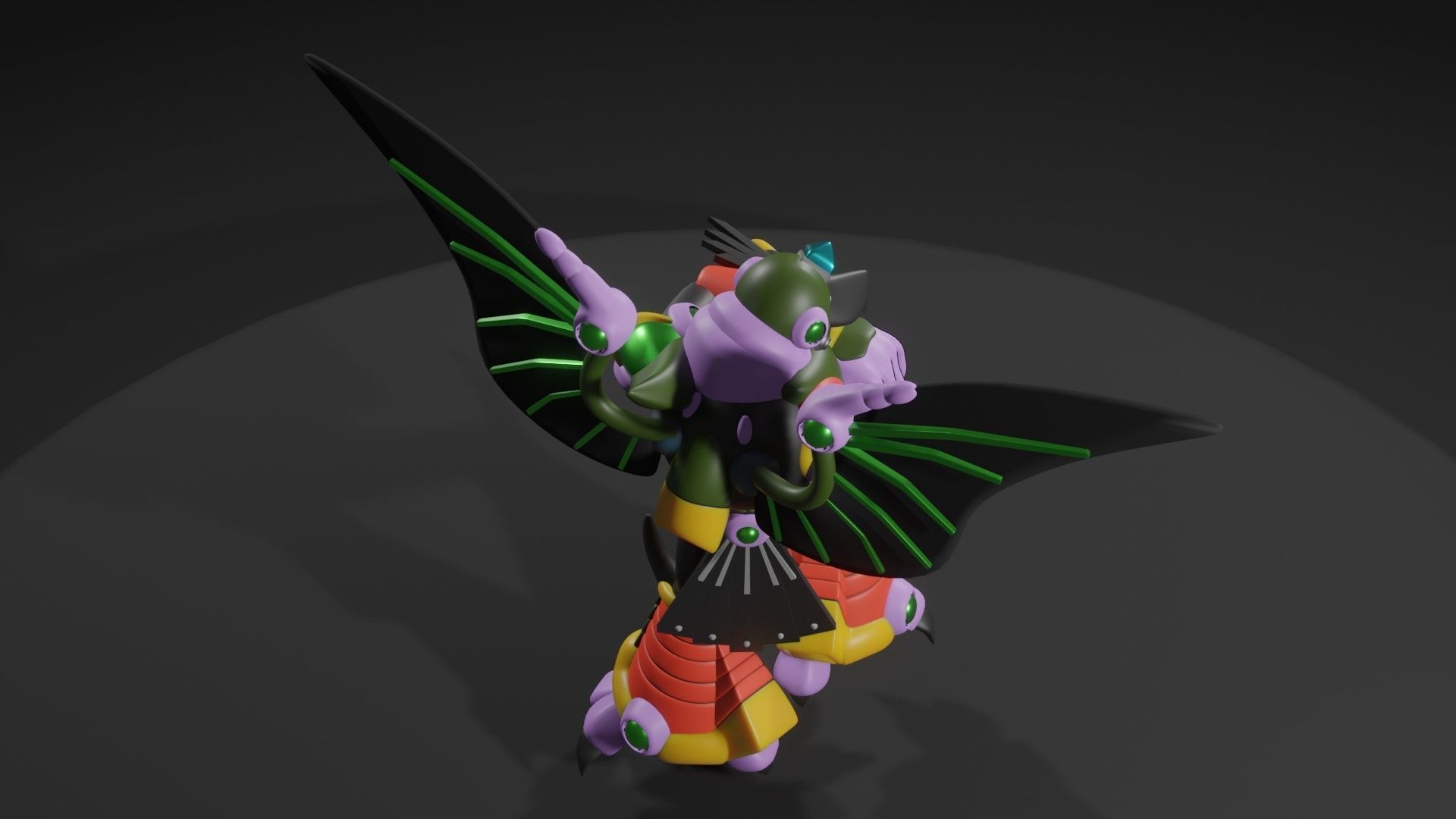 Wind Crowrang 3D model_6