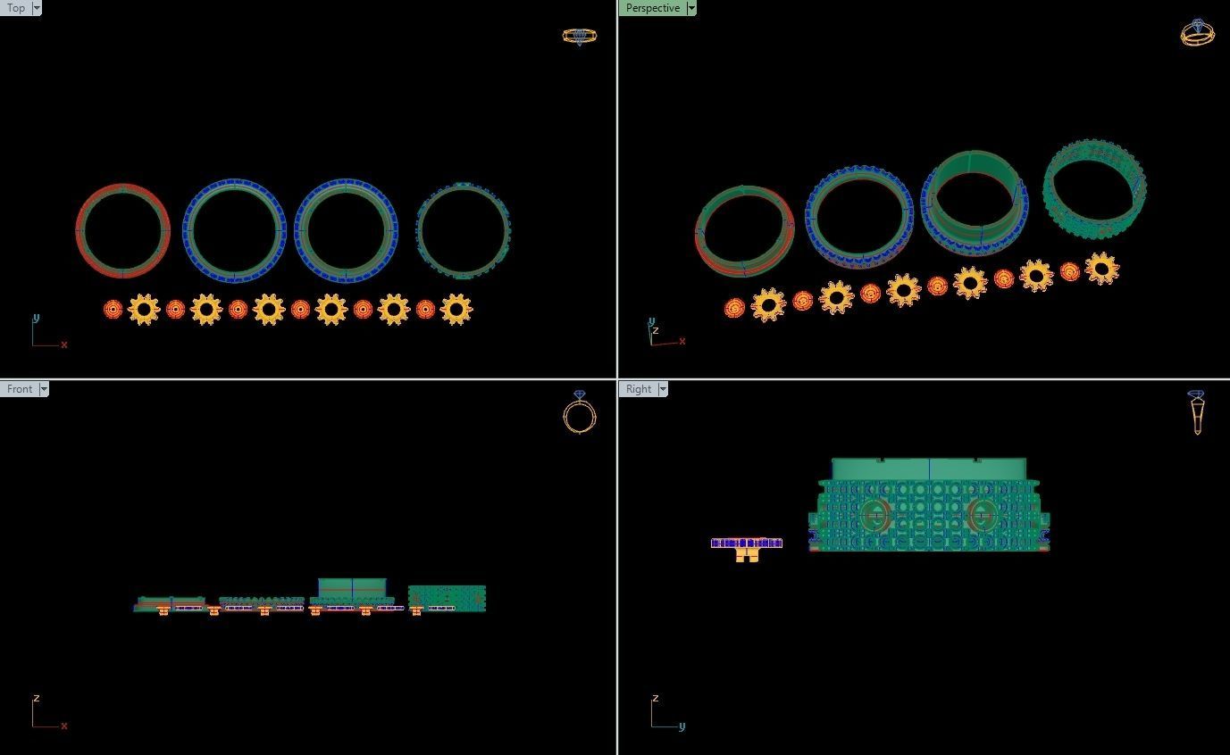 Solitaire Wedding Engagement Women Ring 3D print model_7