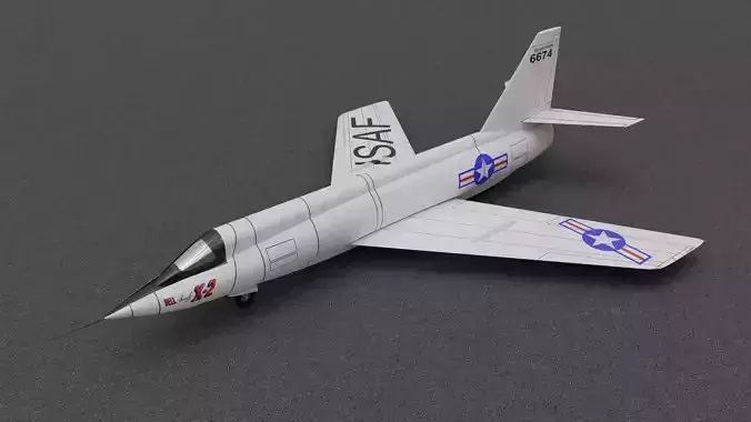  Bell X-2 Starbuster 3D model