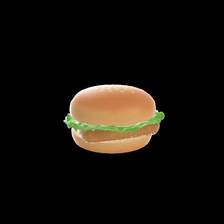 Mac chicken 3D model_7