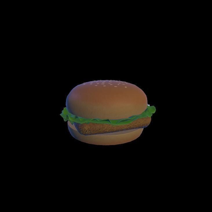 Mac chicken 3D model_4