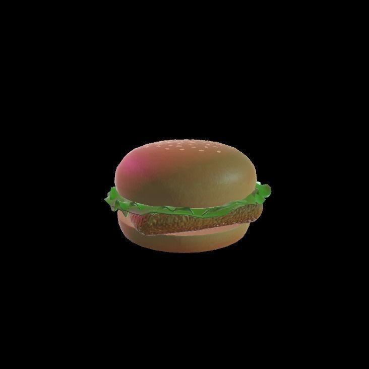 Mac chicken 3D model_2