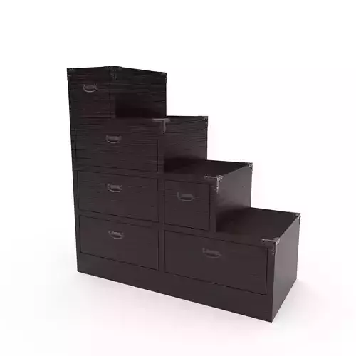Japanese chest 3D model