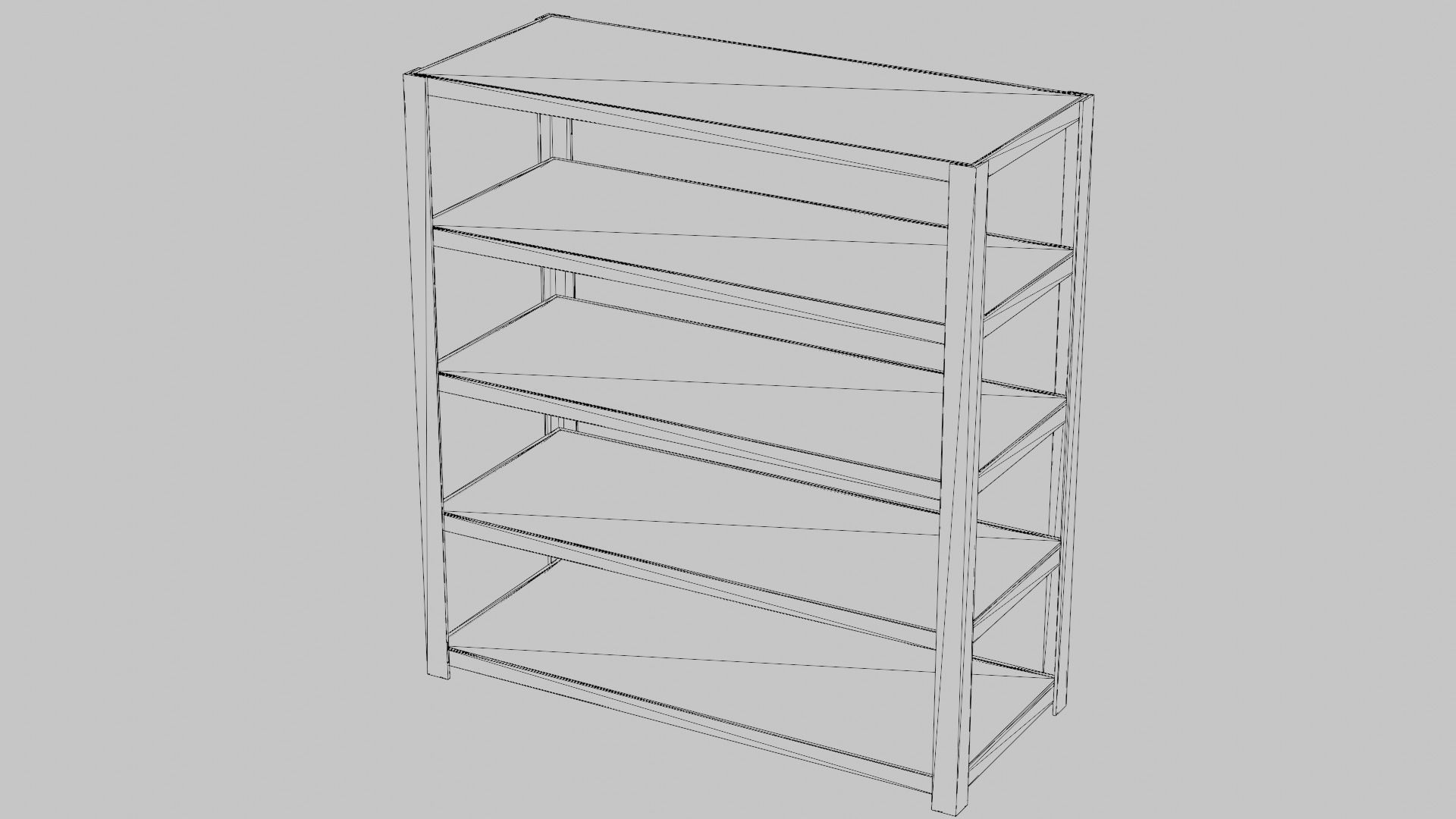 Storage racks Free low-poly 3D model_10