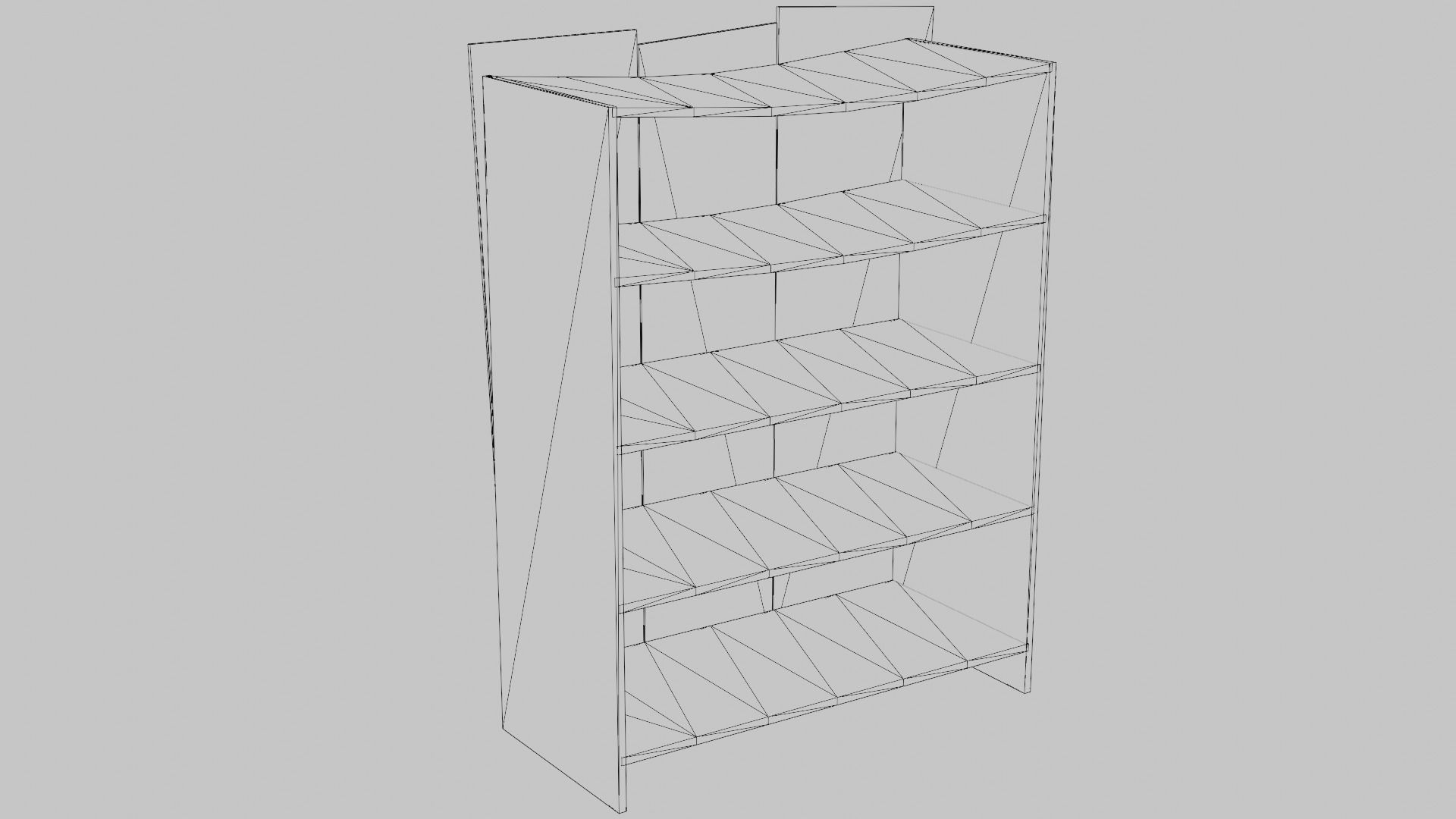 Storage racks Free low-poly 3D model_7