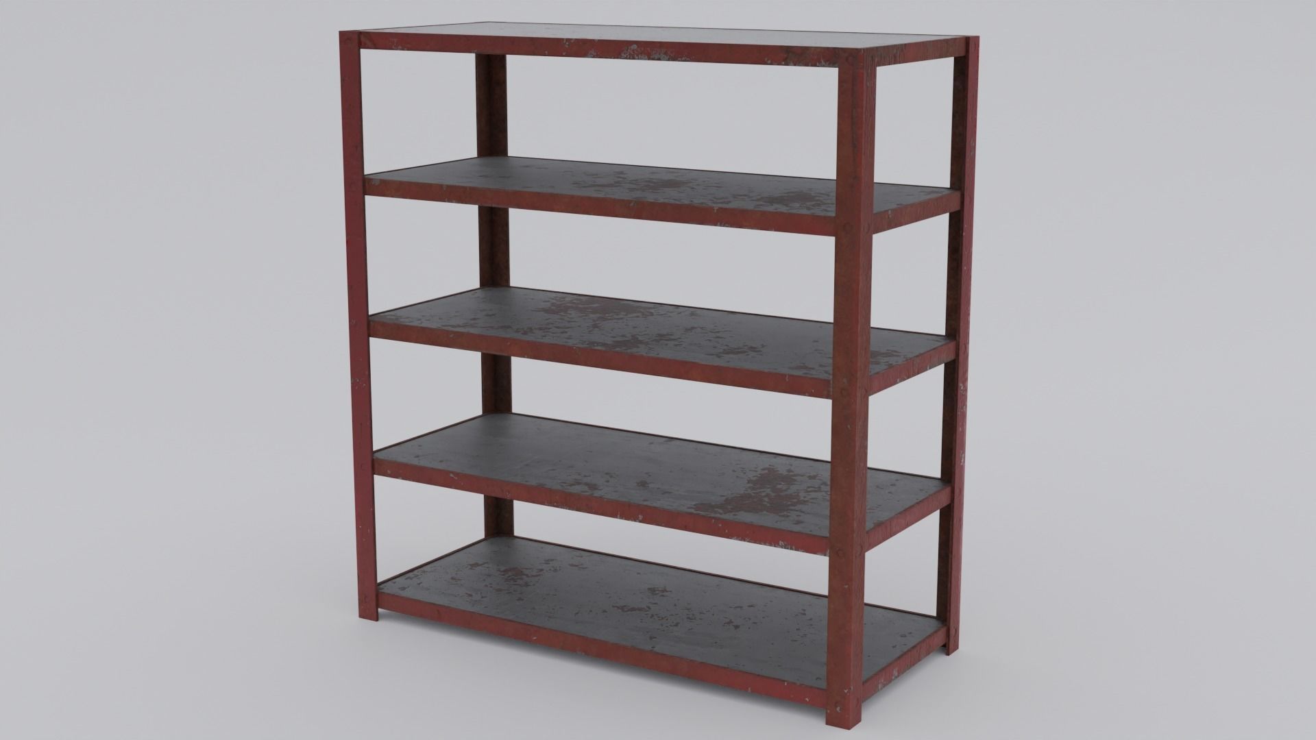 Storage racks Free low-poly 3D model_6