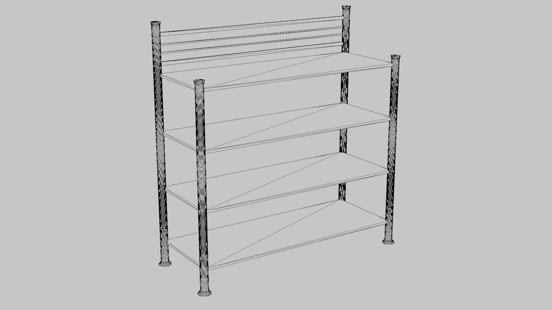 Storage racks Free low-poly 3D model_8