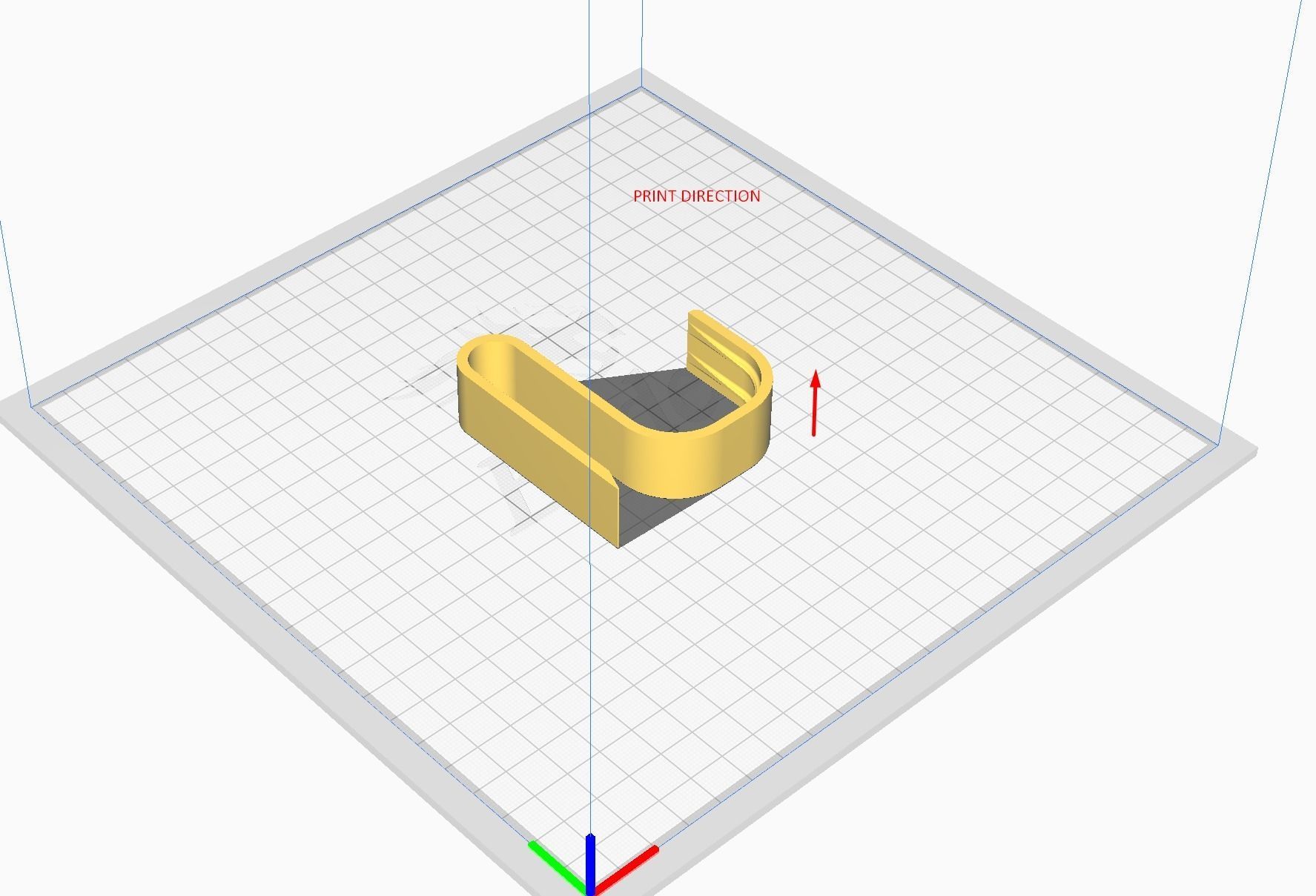 Headphone holder 3D print model_4
