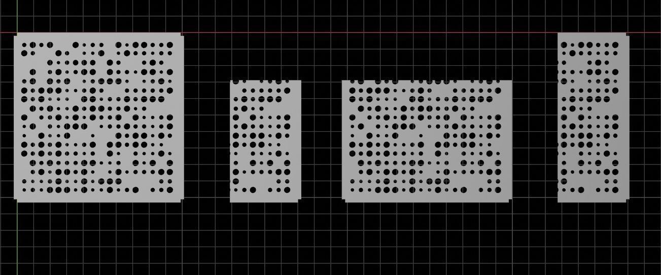 Perforated panel sample -01 3D model_1