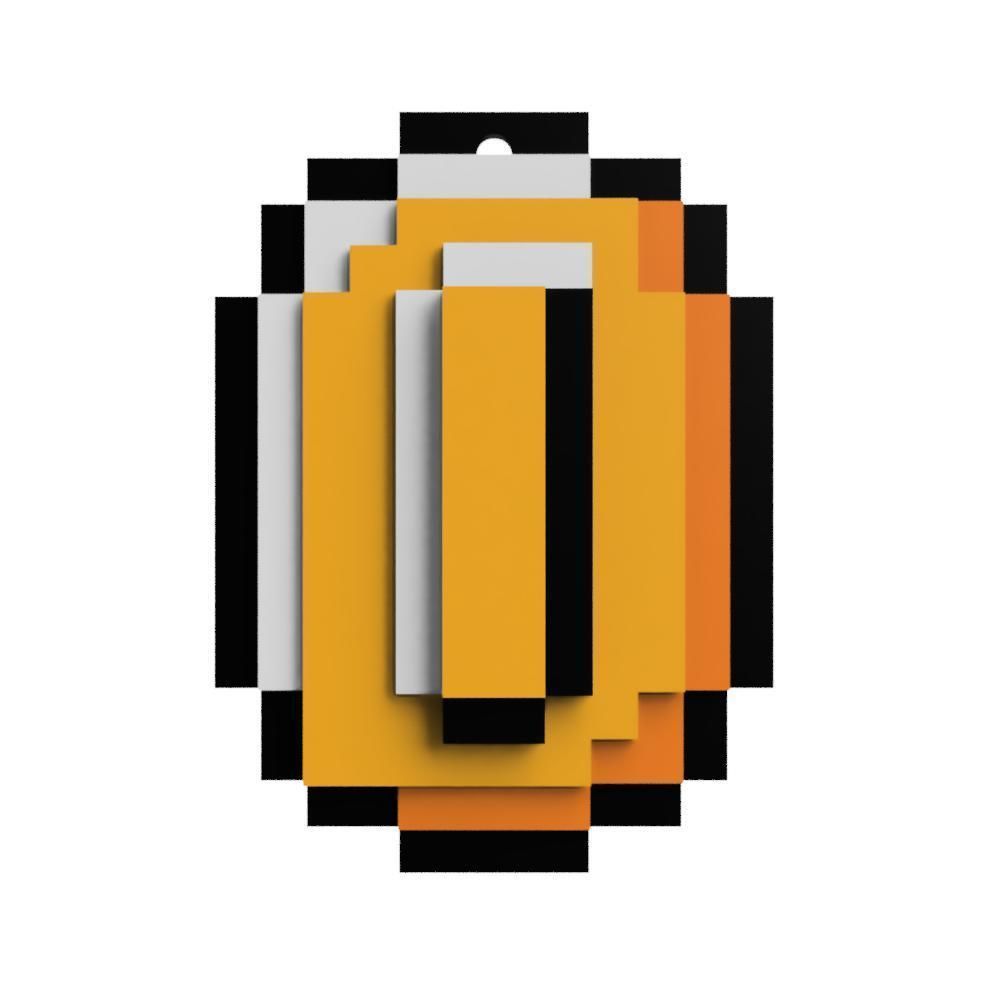 Mario bros Christmas tree decors 3D print model_8