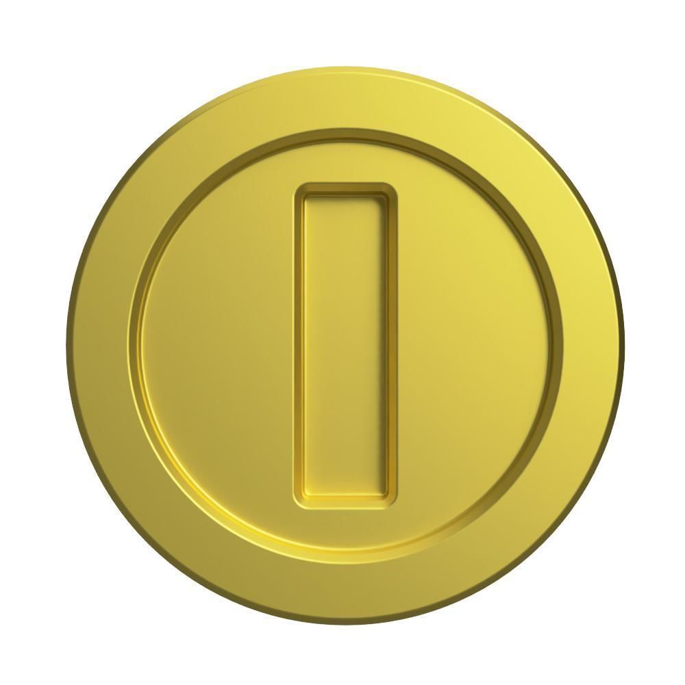 Mario bros Christmas tree decors 3D print model_2