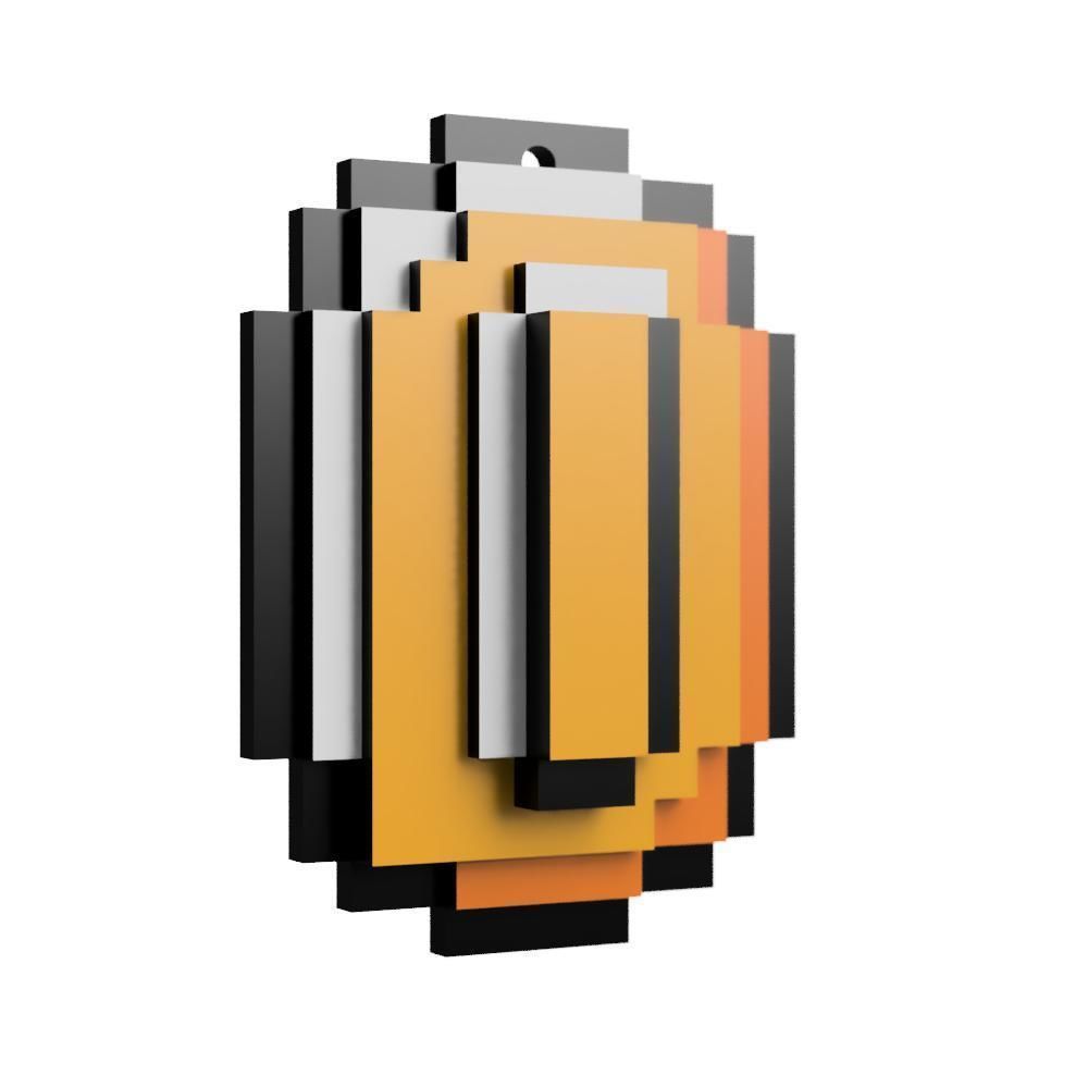 Mario bros Christmas tree decors 3D print model_9