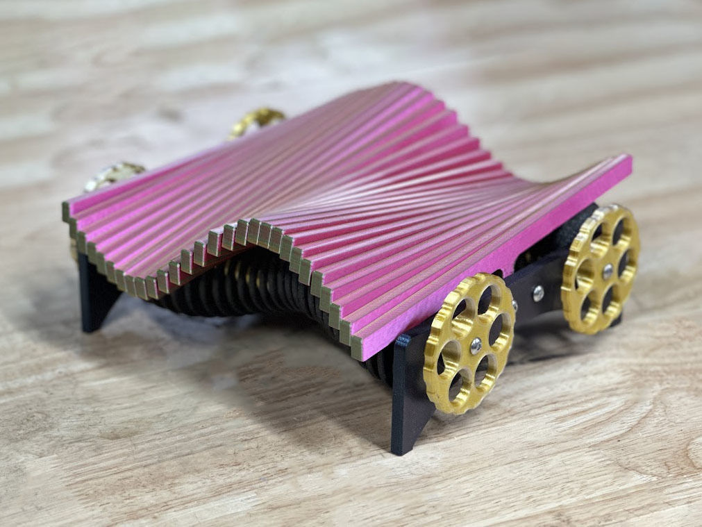 Kinetic Art Wave Machine Sculpture Kit 3D print model_6