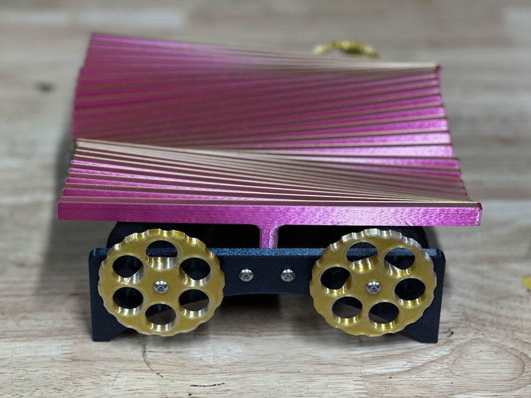 Kinetic Art Wave Machine Sculpture Kit 3D print model_2