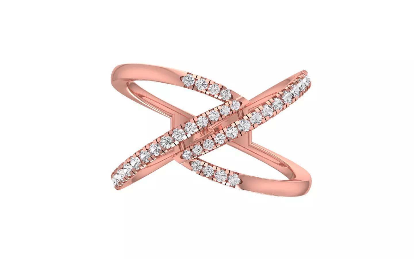 Marquise Pear Diamonds Ring 3D print model_0