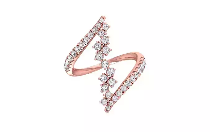 Pear Marquise Diamonds Ring