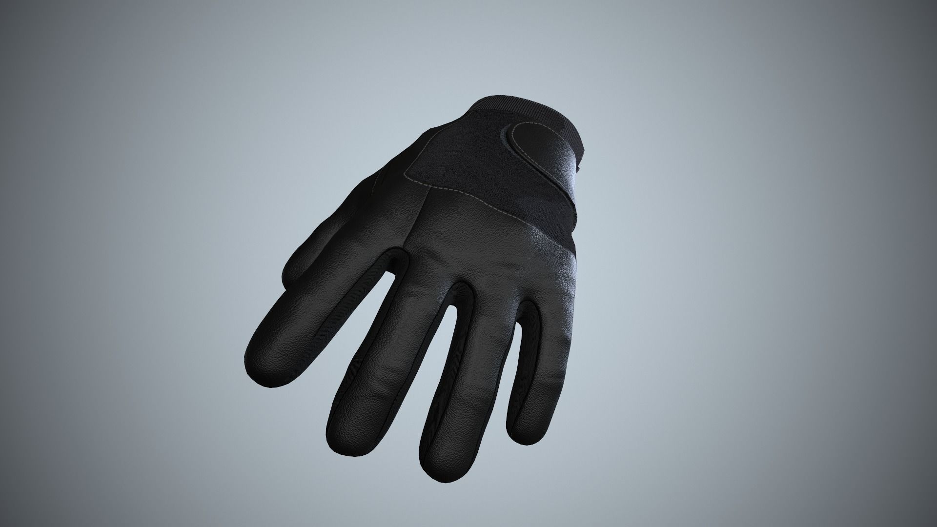 Gloves 01 Low-poly 3D model_8