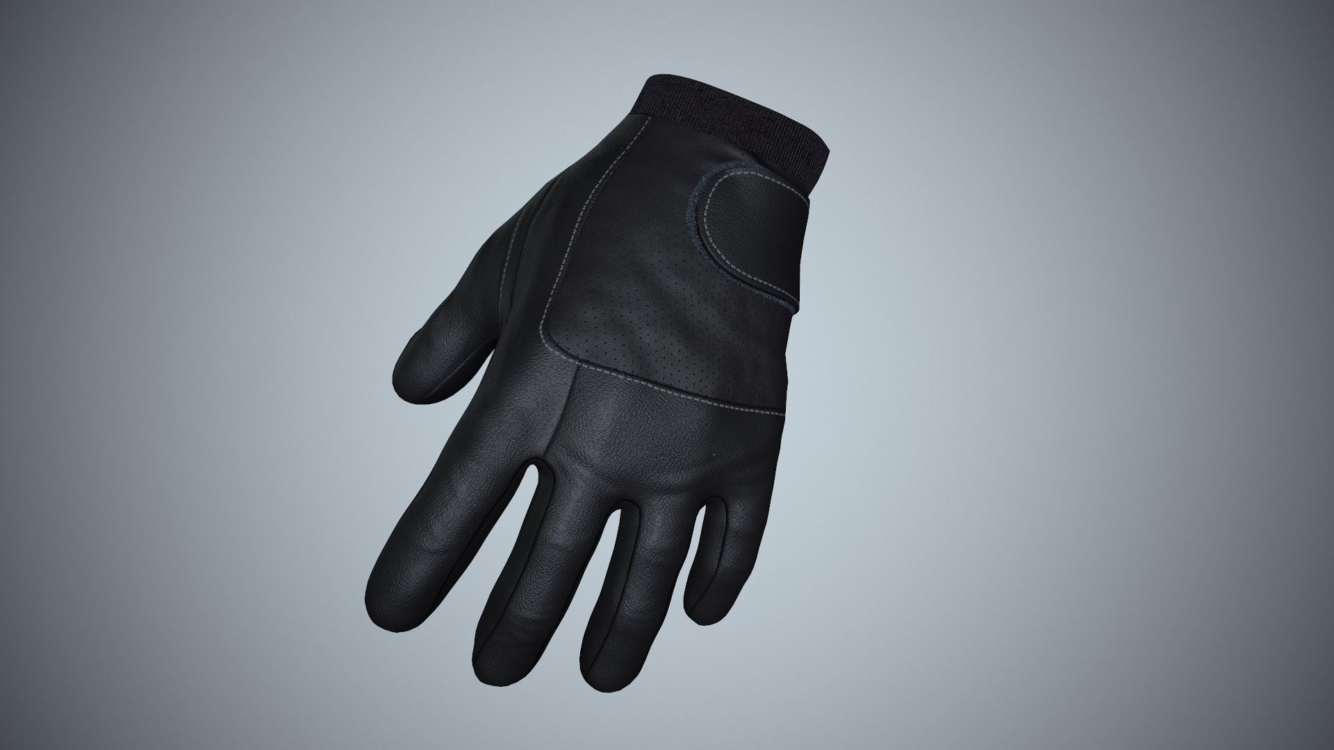 Gloves 01 Low-poly 3D model_2