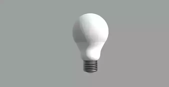 Lamp Bulb 159 Low Poly