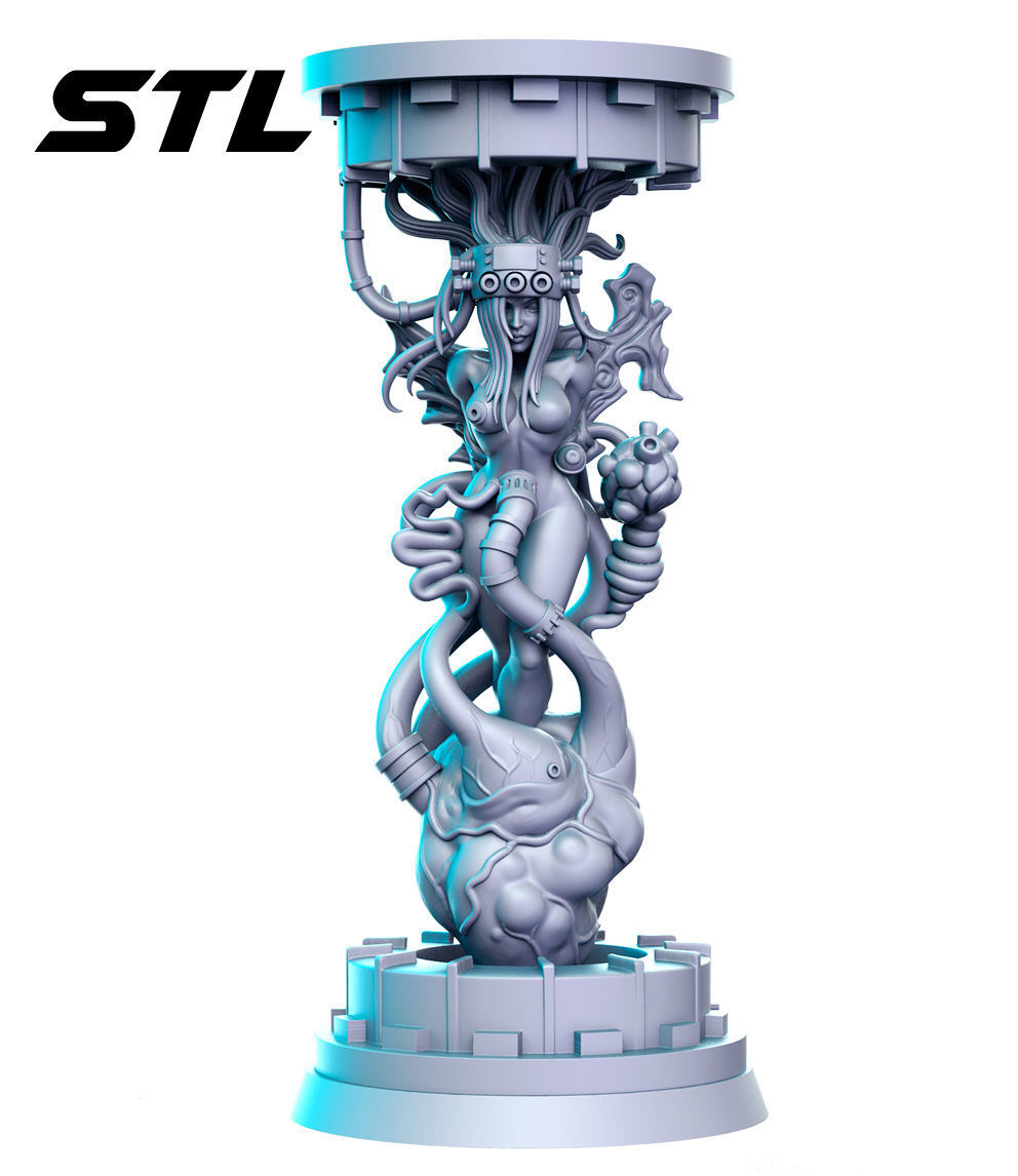 Jenova Final Fantasy 32mm Pre-supported 3D print model_1
