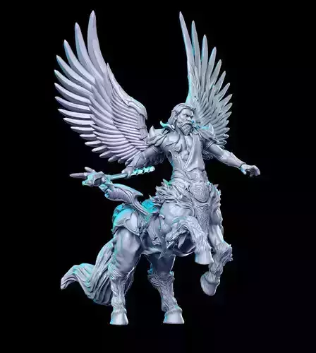 Ramuh Final Fantasy 32mm Pre-supported