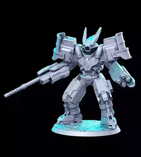 Shinra Armored Shock Trooper x2 Final Fantasy 32mm Pre-supported