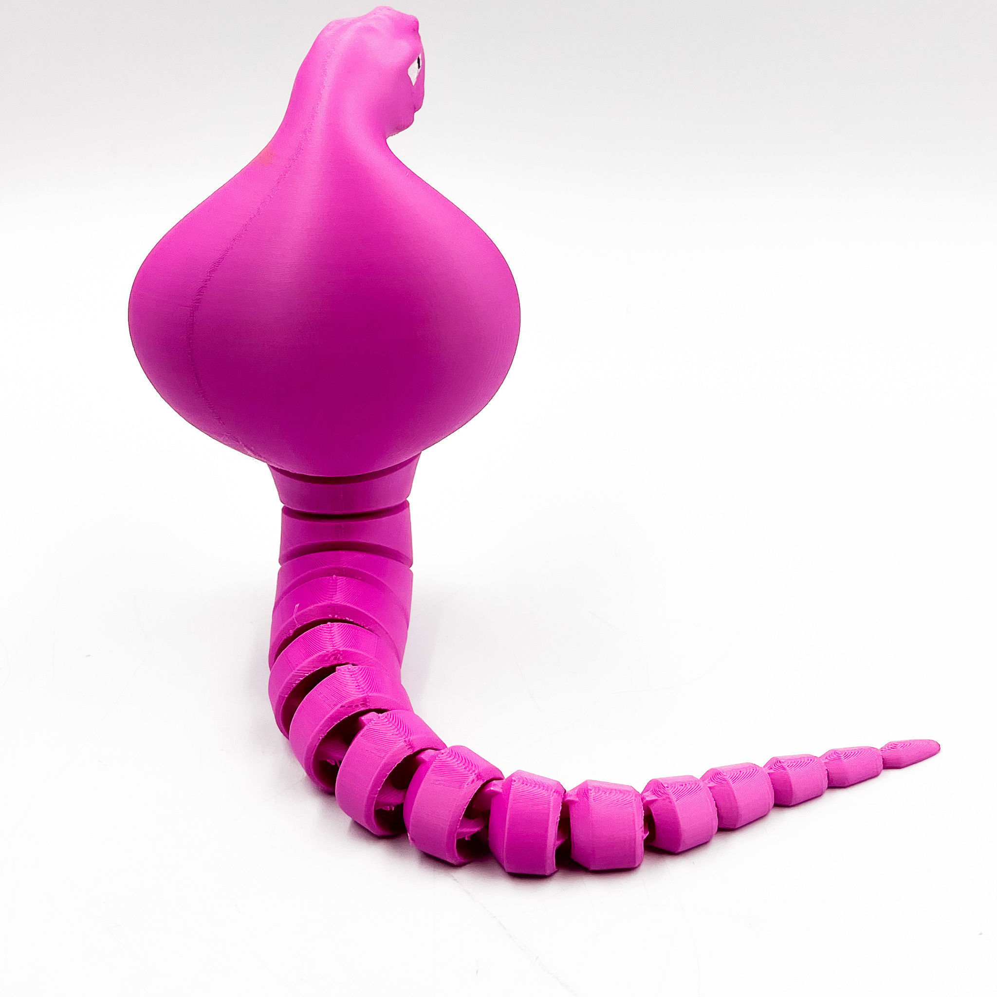 Pokemon Flexi Arbok articulated no supports snake cobra 3D print model_17