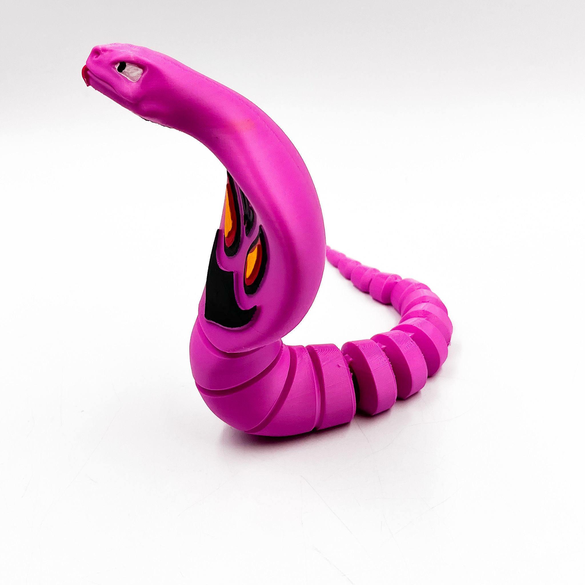 Pokemon Flexi Arbok articulated no supports snake cobra 3D print model_16