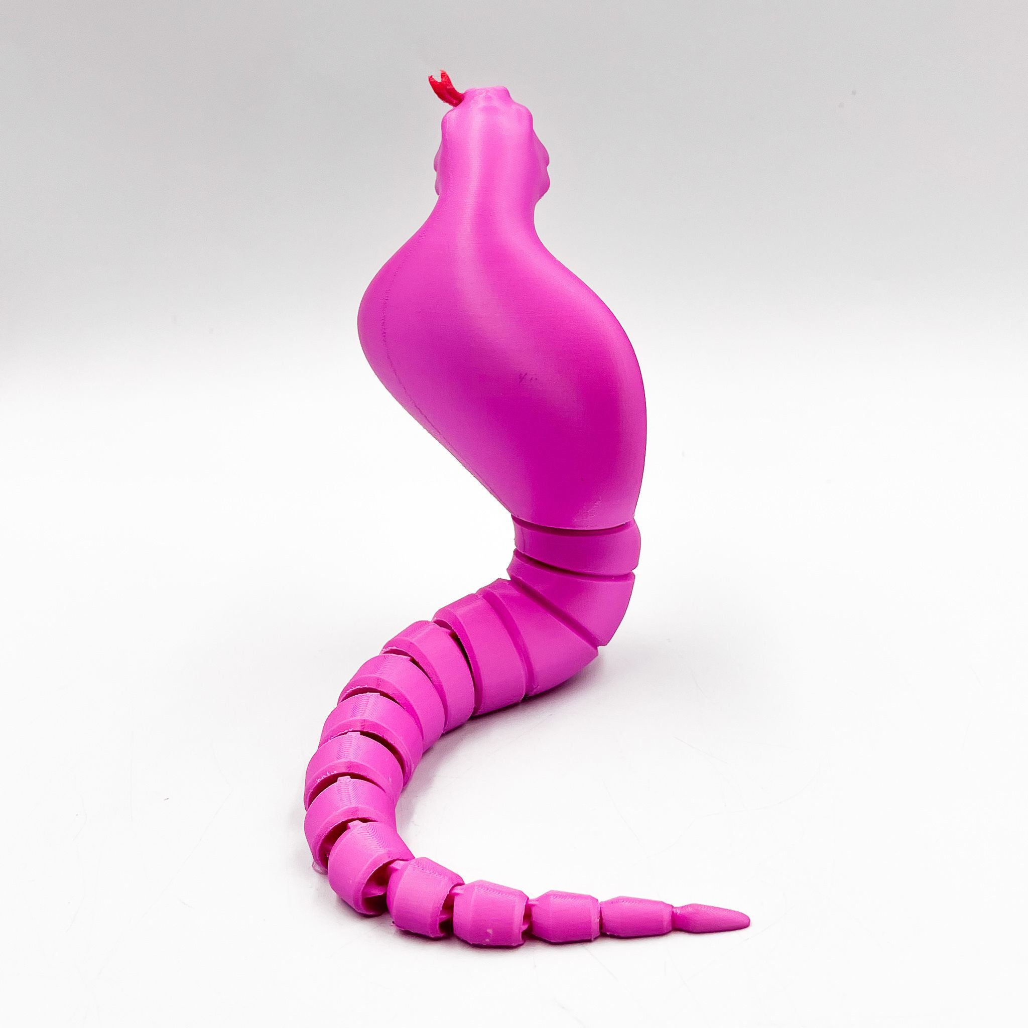 Pokemon Flexi Arbok articulated no supports snake cobra 3D print model_6