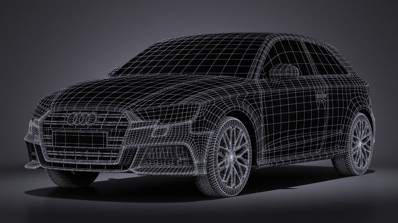 Audi A3 2017 3-door 3D model_14