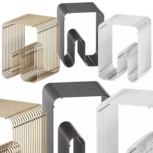 Curva Stool or Side Table by AYTM