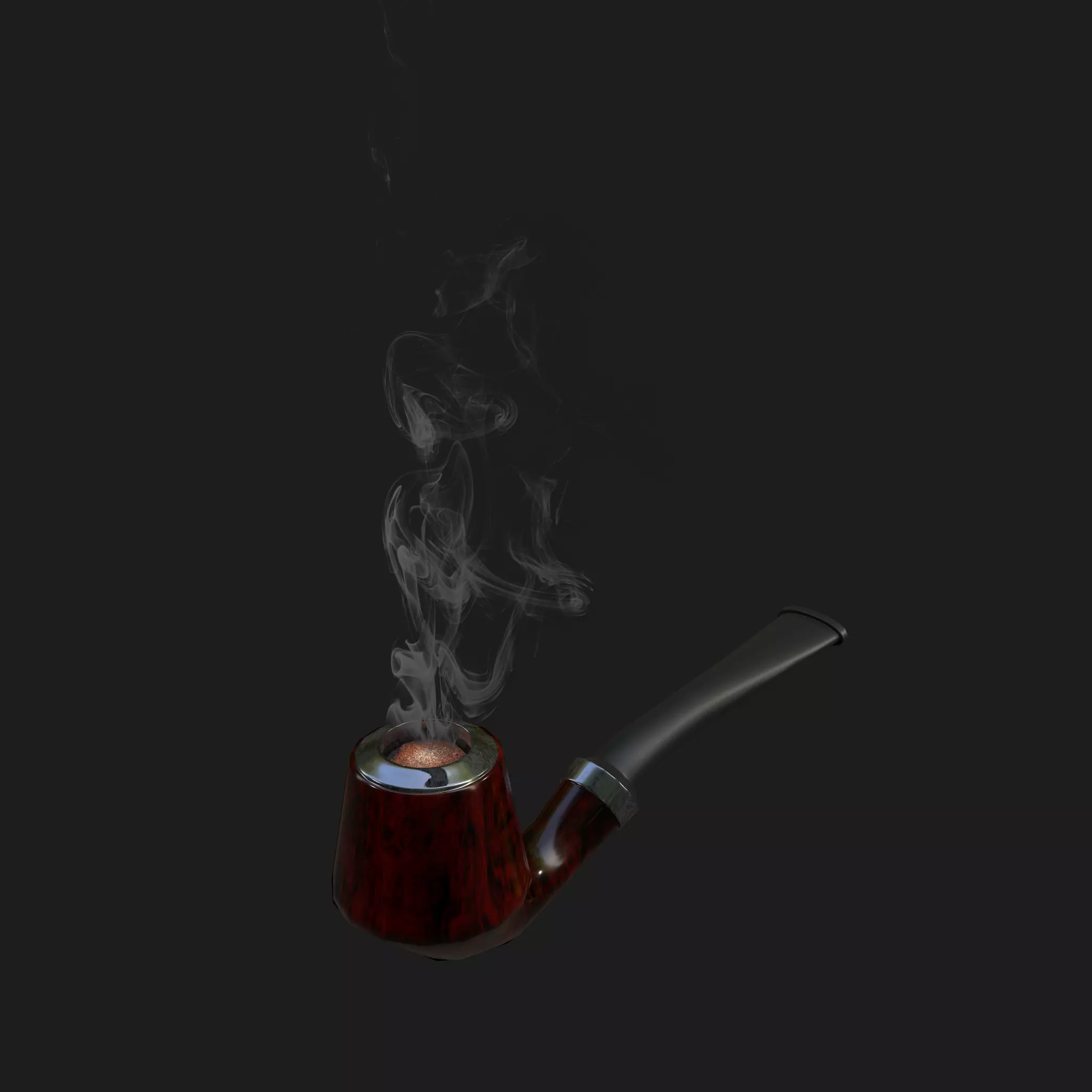 Smoking Pipe 3D model_0