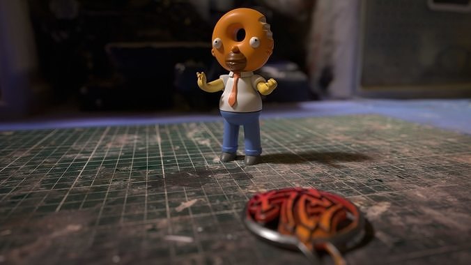Donut homer  3D print model